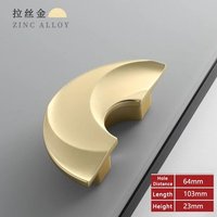 2 Or-64 Mm - Wv-Lèvent De Commode Rétro En Cuivre, Meubles Everver À Quatre Cuir Chevelu, Foy Gold, Pour Armoires Et Portes De Proximité