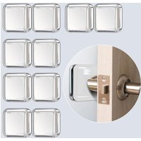 RUON-Lot De 10 Butées Adhésives Transparentes Pour Protéger Les Sols/Fenêtres/Meubles Pour Tous Types De Surfaces