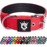 Collier Tactique Pour Chien Avec Boucle En Métal, Collier Réglable Pour Chien, Largeur 3,8 Cm, Résistant Et Confortable Pour Les Chiens De Taille