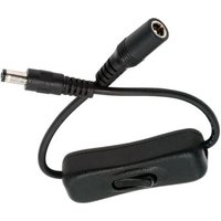 Câble D'Extension Pour Interrupteur D'Alimentation Cc 5,5 X 2,1 Mm Mâle Vers Femelle Avec Bouton Marche/Arrêt Dc 5 V