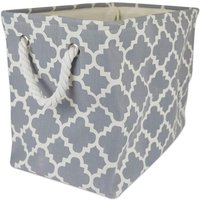 Home Essentials Polyester, Gray Lattice, Small