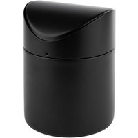 40800 Récipient Pour Restes De Table En Inox, Poubelle, Poubelle, Noir, Ø 12 Cm, H : 17 Cm