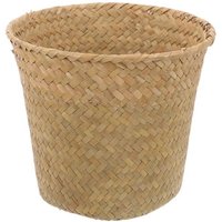 Corbeille À Déchets En Osier Tissé - Style Bohème - Pour Salle De Bain, Cuisine, Bureau