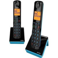 S280 Duo Bleu, Telephone Sans Fil Duo, Mains Libres, Repertoire 50 Noms Et Numeros Fonction Blocage Des Appels Indésirables,