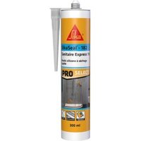 Mastic silicone à séchage rapide SIKA SikaSeal-182 Sanitaire Express 1h - Transparent - 300ml