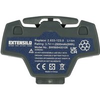 EXTENSILO Batterie compatible avec Kärcher 1.633-457.0, 1.633-459.0, 1.633-465.0, 1.633-461.0 robot électroménager gris (2500mAh, 3,7V, Li-ion)