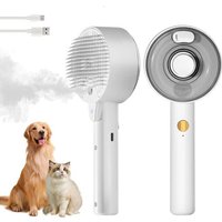 Subzonal-Brosse Chat Vapeur 4 En 1 ¿ Brosse Autonettoyante Pour Chien Et Chat Avec Réservoir D'eau, Brosse De Toilettage À Vapeur Pour Poils, Massage