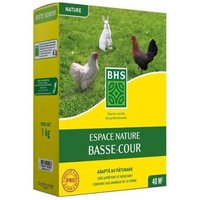 Gazon - Bhs - Espace Nature 1kg 40m² Riche En Protéines, Rapide, Homogène Bien-Être Des Animaux En Extérieur.