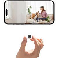 Mini Surveillance Camera 4K HD WiFi Cam Mini Indoor Surveillance Camera Live Streaming Smartphone App with Night Vision Function Motion Detector
