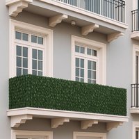 Brise-Vue Pour Balcon Hwc-O92, Brise-Vue, Pare-Vent, Revêtement Pour Balcon, Terrasse, Clôture, 150 X 300 Cm, Feuille