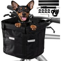Panier Vélo Avant,Amovible Vélo Guidon Panier,Panier Vélo Chien Mit Cadre En Alliage D'aluminium Pour Vtt,Pique-Nique,Shopping,Petit Animal