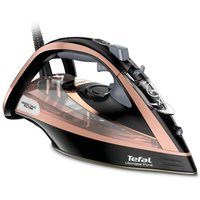 Tefal Ultimate Pure FV9845 Fer à repasser à sec ou à vapeur Semelle Durilium autonettoyante 3100 W Noir, Cuivre