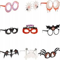 Lunettes En Papier Déguisement Cosplay Halloween Lot De 9 Pièces
