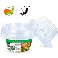 Collerettes Anti-Limaces Écologiques SMUJU - Kit de 25 Barrières de Protection Ø24cm pour un Jardin Sain et Fleuri!