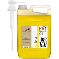 Kalanka-- Huile De Saumon Premium Pour Chiens & Chats Oméga 3, 6, 9, Vitamine E Boost Énergie, Vitalité Renforce Immunité Peau, Pelage Sains 2000 Ml