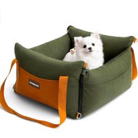 Kalanka-Siege Auto Chien Voiture Pour Petite Et Moyenne Moins De 15kg, Panier Chien Voiture Portable Avec Aire De Repos Extensible, Siège Auto