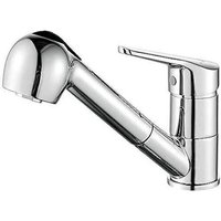 Ibergrif M14550, Mitigeur de Cuisine Extractible, Robinet de Cuisine avec Douchette, Mitigeur Evier Bec Bas, Robinet d'Évier de Cuis
