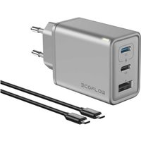 Chargeur Gan Rapid 65 W Avec Câble De 100 W - Ecoflow