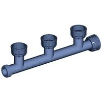 Collecteur PVC 1 Pouce, 3 Voies - Raccord Plomberie