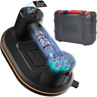 Ventouse électrique sans fil 24 cm, 300 kg, 2 moteurs, LCD, 4000 mAh - Carrelage, Verre, Marbre.