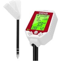 GIDIGI Testeur Numérique 6 en 1 pH & Humidité du Sol pour Plantes, Jardinage Intérieur/Extérieur, Agriculture.