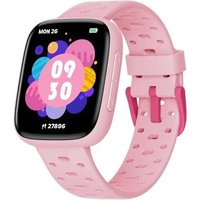 TICTIKY Montre Connectée Enfant 1,83" AMOLED, Étanche IP68, Podomètre, Cardio/Sommeil, Jeux Puzzle, Filles 5-12 Ans.