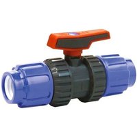 Raccord PE 20mm avec Robinet à Boisseau Sphérique - Polypropylène, Eau Potable