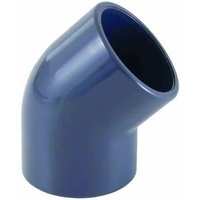 Coude PVC 45° à coller, 25mm, PN16 - Raccord Plomberie