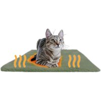 Panier Chat Coussin Auto-Chauffant I 60x45cm I Sans Électricité I Coussin Chat I Tapis I Innovant & Écologique I Couchage Et Mobilier Pour Chats