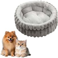 Panier Pour Chien Et Chat - Couchage Doux Et Lavable, Lit Rond Moelleux Pour Chiens Et Chats, Anti-Stress, Matière Douce Et Hypoallergénique, Tissu