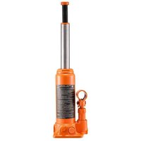 Cric Bouteille Hydraulique 4 T-Duoku-Outil de Levage pour Voiture- Levage 185-350 mm pour Réparations Automobiles-Orange