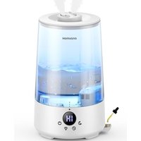 Top-Fill Humidificateur D'Air Pour Chambre À Coucher, 3,6 Litres, 360 Degrés, Brume Froide, 34 H, Durable, Silencieux 16 Db, Petit Diffuseur D'Huiles