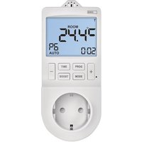 Thermostat 2 en 1 et minuterie, régulateur numérique de température ambiante et Prise de minuterie pour Chauffage et Refroidissement, radiateur,
