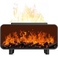 Diffuseur de Flamme 3 en 1 & humidificateur Aromathérapie d'huile Essentielle, diffuseur d'air à ultrasons à Fermeture Automatique Humidificateur