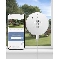 2K Caméra Surveillance WiFi Intérieure, 3MP IP Caméra pour Fenêtre, avec Vision Nocturne Couleur, Détection Humaine/Véhicules, Audio Bidirectionnel,