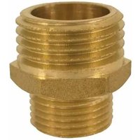 Raccord Laiton Réduit 1 1/4 x 3/4, Double Mamelon Réduction