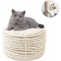Corde pour arbre à chat, corde en sisal pour chat, solide et durable pour gratter, corde de jardin, pour chats, corde à gratter, regroupement de