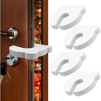 Lot De 4 Protections Anti-Pincement De Porte Pour Tout-Petits Et Animaux Domestiques (Chats/Chiens) Empêche Les Pincements