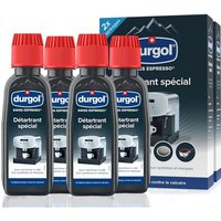 swiss espresso-Détartrant spécial anti-calcaire pour tous types de machines à café-Enlève le calcaire efficacement-Version française-4 x 125 ml