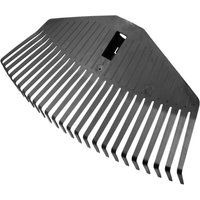 Lawn Mop Head Without Handle,25 Teeth,Compatible with Solid Handle,Width: 41.5 cm,Plastic Teeth,Black,M,Solid,1014914