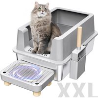Kattentest - Kattenbak Rvs - 61 X 41 X 31 Cm