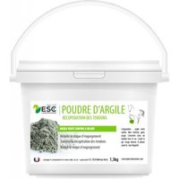 Esc Laboratoire Poudre D’Argile – Argile Riche En Nutriments À Reconstituer – Récupération Tendons Cheval 1.3 Kg