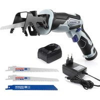 Scie Sabre sans Fil 12V WORKPRO avec Batterie 2000mAh, Vitesse Variable, Charge Rapide de 1H, Changement de Lame Sans Outil, Elagueur sans Fil avec 3