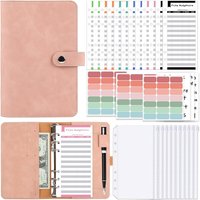 JEXNOVASHOP-Classeur Budget A6 Français,Enveloppe budget, Budget Planner Français avec 10 Budget Enveloppe,12 Feuilles de Budget,3 Autocollants