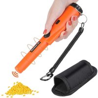 JEXNOVASHOP-Pinpointer, IP66 Etanche Pinpointer Détecteur de Métaux, Détecteur de Métaux Portable pour Chasse aux Trésors
