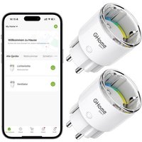 JEXNOVASHOP-Mini Prise Connectée WiFi, Prise Intelligente Certifié TÜV avec APP Contrôle, Mesure de Consommation Électrique, Plug Programmable avec