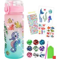 JEXNOVASHOP-Bouteille d'Eau Arts et Kits, Jeux Créatif Fille 6 7 8 9 10 Ans, Bouteille Kit de Loisir Créatif Enfant pour Jeux Cadeau Fille 5 6 7 8 9