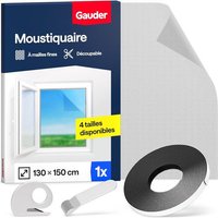 JEXNOVASHOP-Moustiquaire pour Fenêtre - Filet Anti-Insectes avec Bande Auto-Agrippante