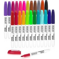 JEXNOVASHOP-Marqueurs Indélébiles Multicolores, Marqueurs Permanents à Pointe Fine, Feutre Indélébile Parfait pour Coloriage et Marquage sur