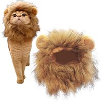 Perruque Crinière De Chat Et De Lion, Fourrure Pour Déguisement D'animal De Compagnie, Costume De Noël, Cosplay
